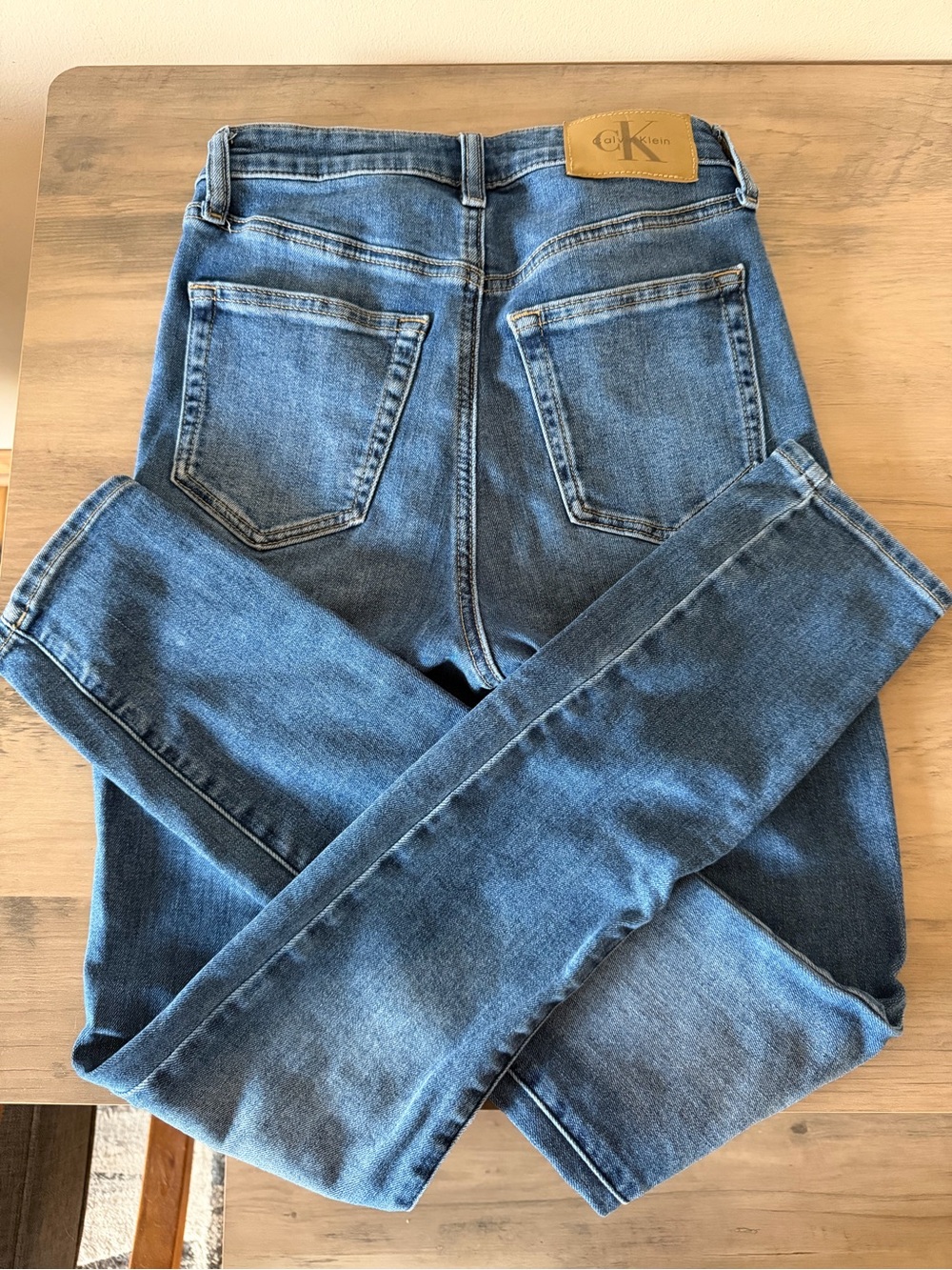 Calvin Klein Medium Blue High-Rise Women's Jeans